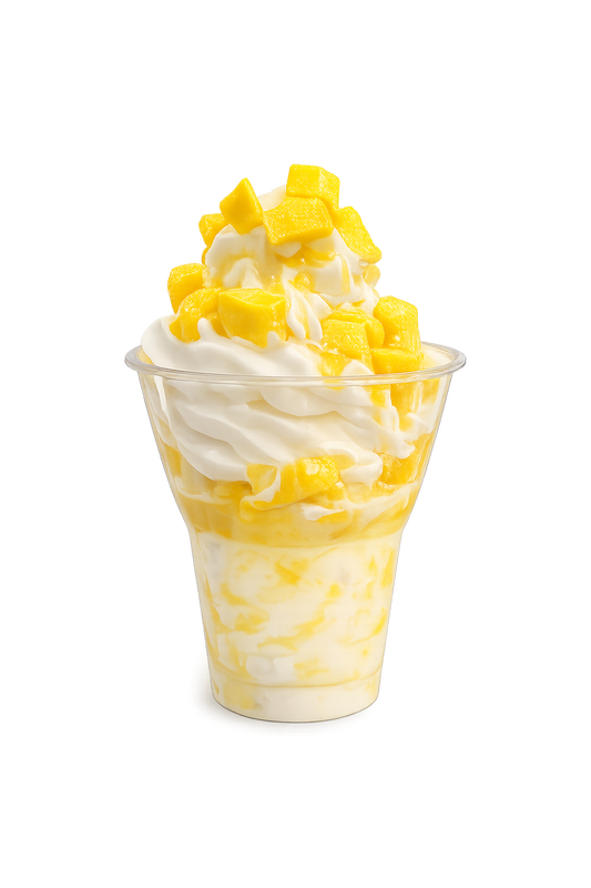 Mango sundae